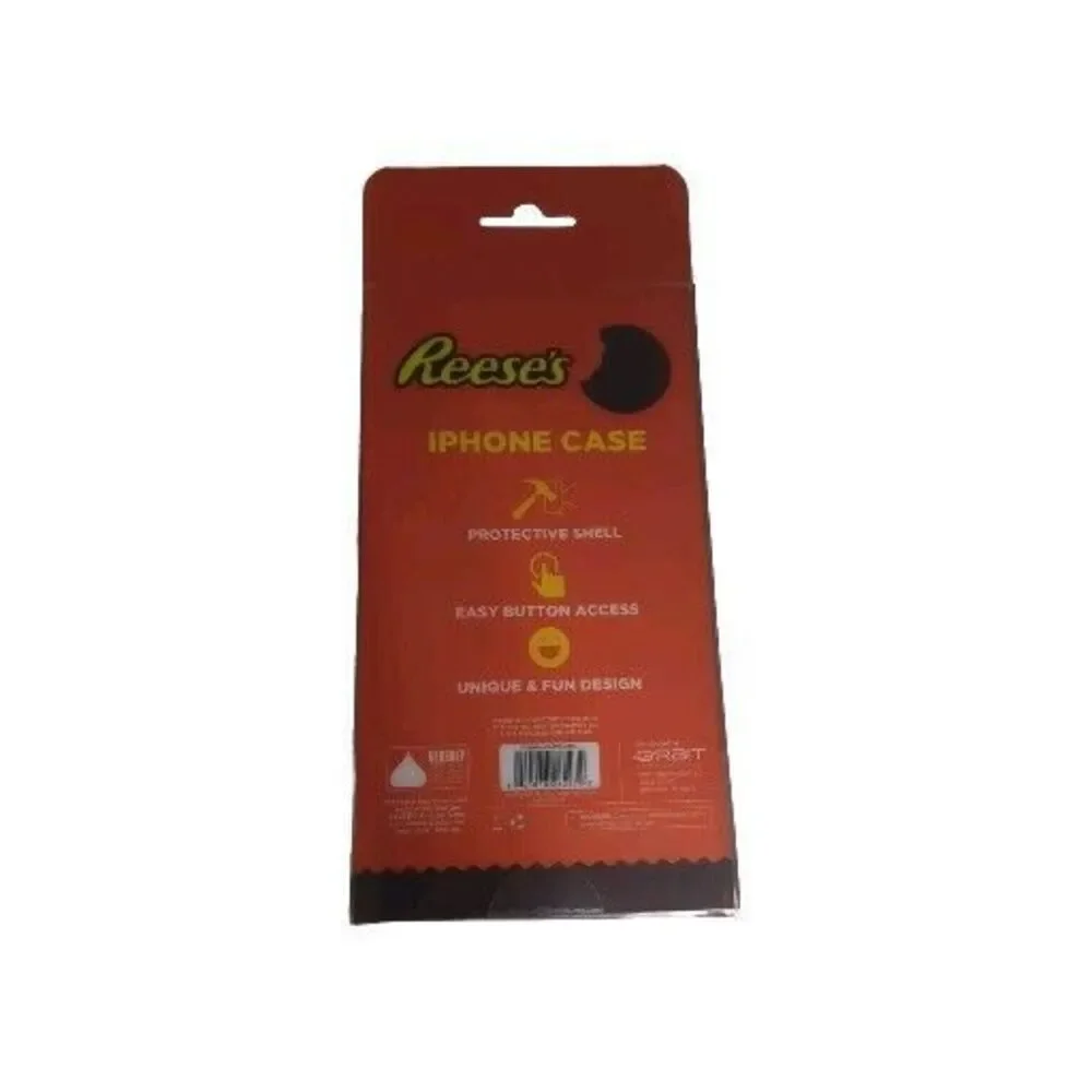 NEW Reese’s iPhone Case Fits 14 & 13 Clear NIP Hershey Chocolate Lovers Glitter